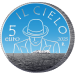 Itaalia 5 eurot BU 2025 - Itaalia laulud – Renato Zero taevas