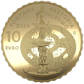 Италия 10 еврo золотo proof 2024 - Фонтаны Италии - Фонтана Претория - Палермо