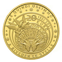 Italy 20 euro gold proof 2021 - 700th Anniversary of the Death of Dante Alighieri 