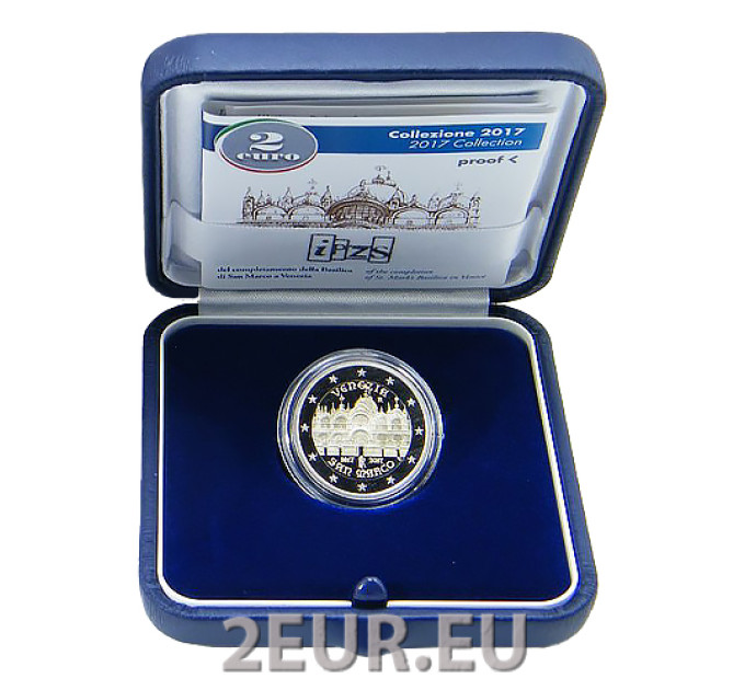 Itaalia 2 euro proof 2017 – 400 aastat Püha Markuse basiilika valmimisest