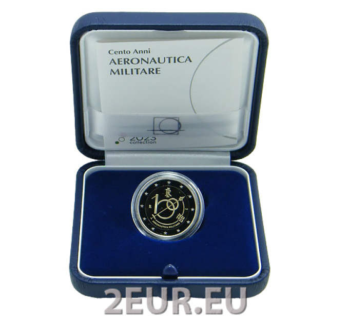 Itaalia 2 euro proof 2023 – 100 aastat Itaalia õhuvägedest