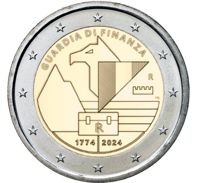 Italy 2 euro UNC 2024 - 250 years of financial guard