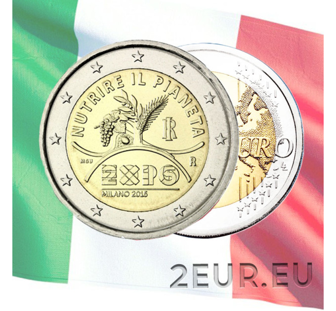 Itaalia 2euro UNC 2015 – EXPO Milano