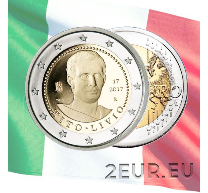 Itaalia 2 euro UNC 2017 – Titus Liviuse 2000. surma-aastapäev