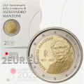 Italy 2 euro BU 2023 - 150th Anniversary of the Death of Alessandro Manzoni