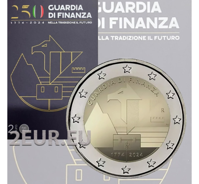 Itaalia 2 euro BU 2024 – 250 aastat finantsvalvet