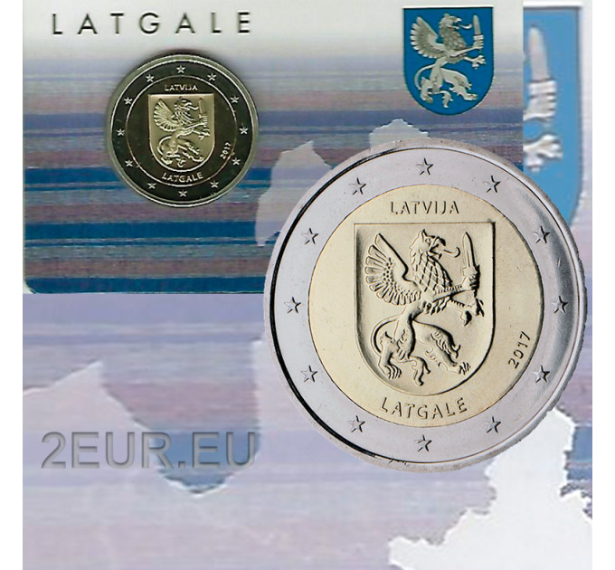Läti 2 eurot BU 2017 - Latgale 