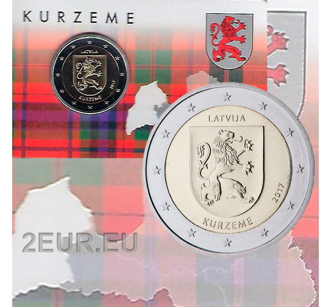 Läti 2 eurot BU 2017 - Kurzeme  