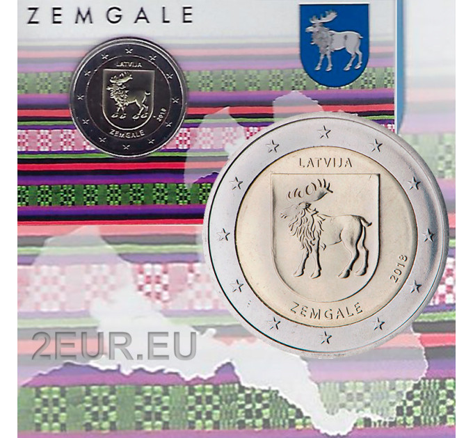 Läti 2 eurot BU 2018 - Zemgale  