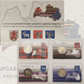 Läti 2 eurot BU 2016 - 2018 - Läti piirkonnad 2016 - 2018  