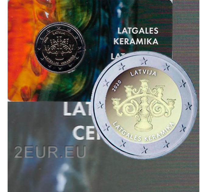 Läti 2 eurot BU 2020 - Latgali keraamika 