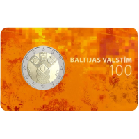 Latvia 2 euro BU 2018 - 100 Years of Independence of the Baltic States  