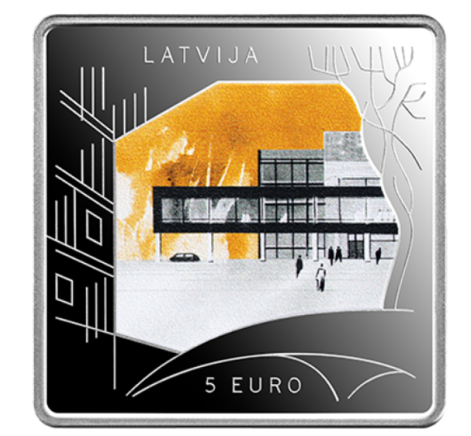 Läti 5 euro hõbe proof 2024 - Ehitamata ehitamine