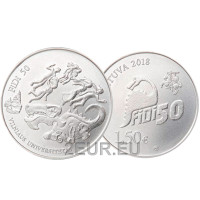 Литва 1,5 евро UNC 2018 - 50-й День физиков Вильнюсского университета