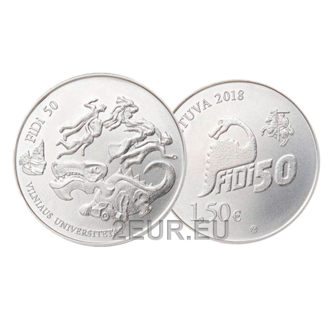 Leedu 1,5 eurot UNC 2018 – Vilniuse ülikooli 50. füüsikute päev