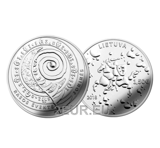 Leedu 1,5 eurot UNC 2018 - Rasos Svente