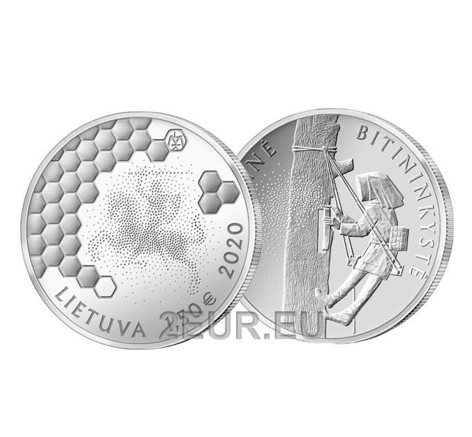 Leedu 1,5 eurot UNC 2020 - Puumesindus