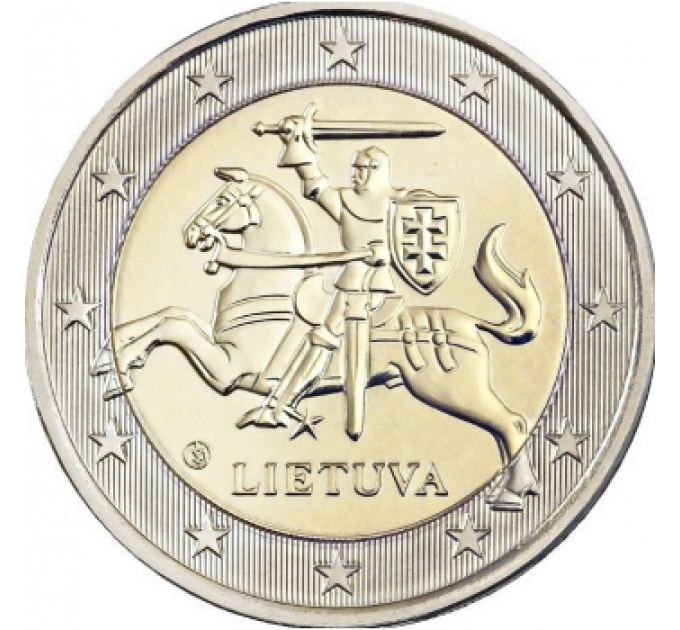 Lithuania 2 euro UNC 2020 - arms of the Republic of Lithuania Vytis