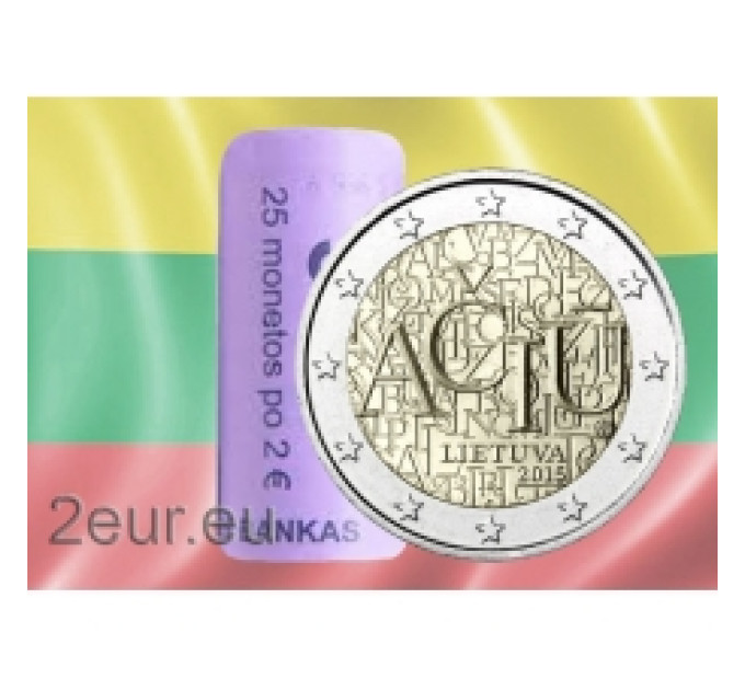 Leedu 2 eurot UNC rulli 2015 – Aciu: leedu keel
