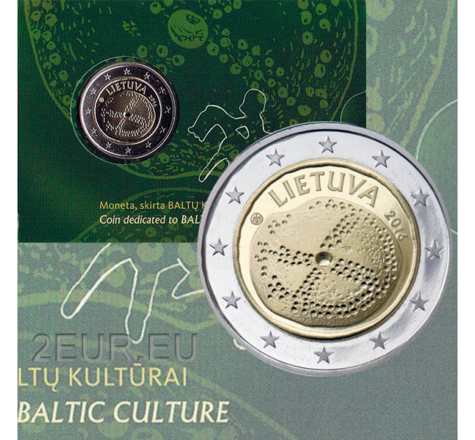 Leedu 2 eurot BU 2016 - Balti kultuur  