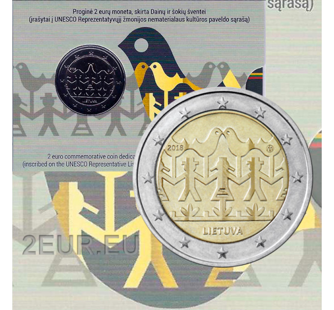 Leedu 2 eurot BU 2018 - Laulu- ja tantsupidu  
