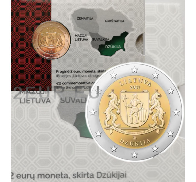 Leedu 2 eurot BU 2021 - Dzūkija 