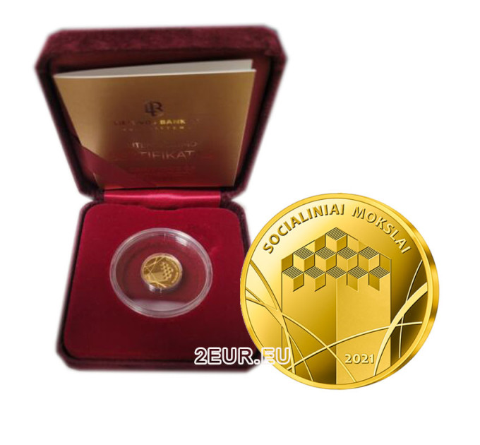 Leedu 5€ kulla proof 2021 - Sotsiaalteadused
