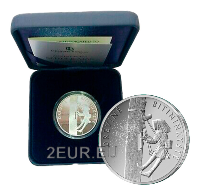 Leedu 10 euro hõbe proof 2020 – Mesindus