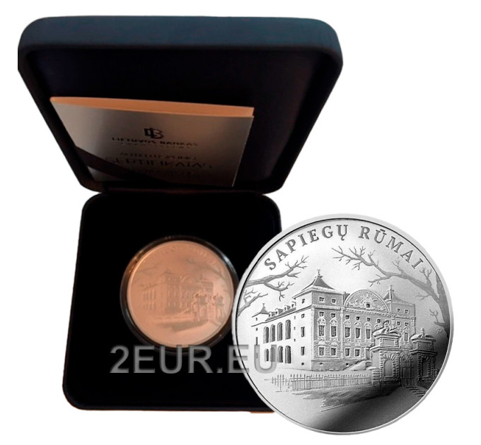 Lithuania 20 euro silver proof 2019  - Sapieha Palace 
