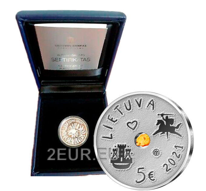 Leedu 5 euro hõbe proof 2021 – Merefestival