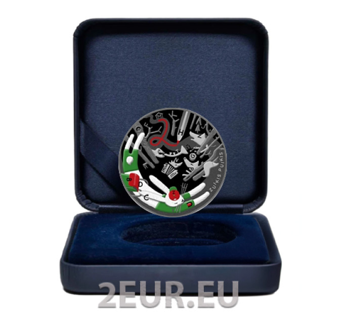 Leedu 5 euro hõbe proof 2022 - Zuikis Puikis