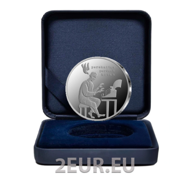 Lithuania 5 euro silver proof 2023 - The role of the Lithuanian Catholic Church in the unarmed resistance