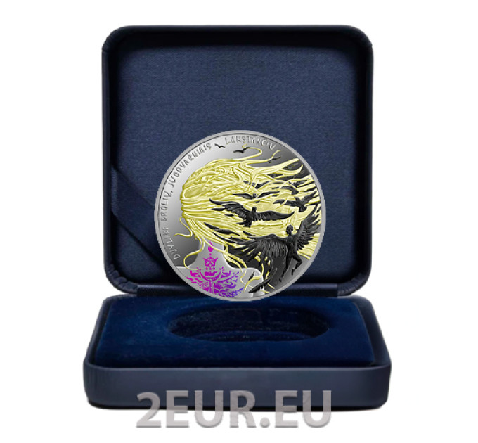 Leedu 5 euro hõbe proof 2024 - Kaksteist venda