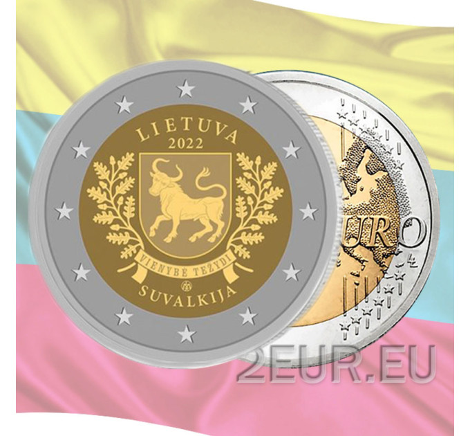 Leedu 2 eurot UNC 2022 - Suvalkija