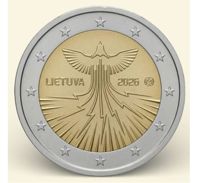 Leedu 2 eurot UNC 2026 – Leedu energiasõltumatus