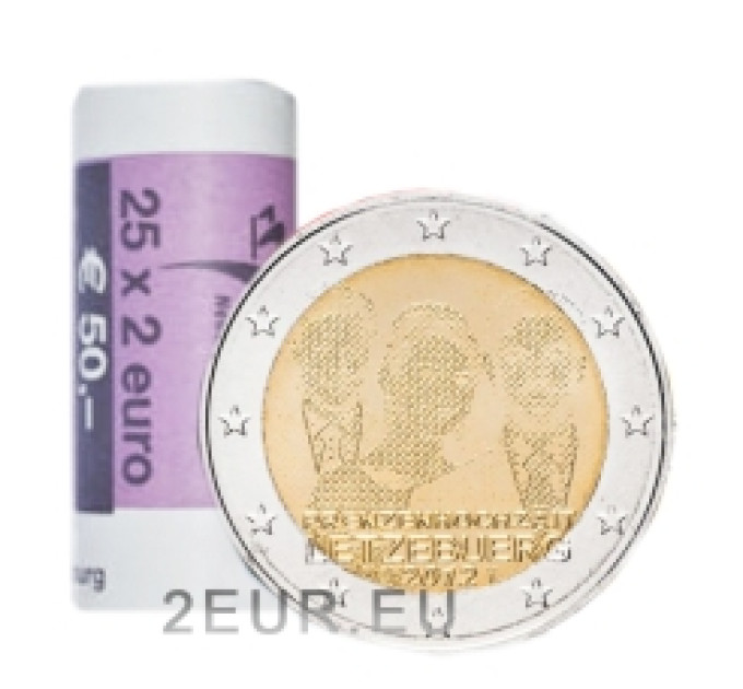 Luksemburg 2 eurot UNC rulli 2012 – Kuninglikud pulmad