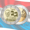 Luksemburg 2 eurot UNC 2022 – 50 aastat Luksemburgi lippu