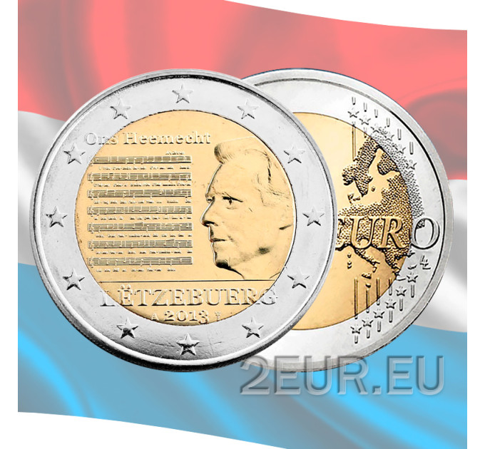 Luxembourg 2 euro UNC 2013 - National Anthem of the Grand Duchy of Luxembourg