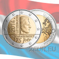 Luksemburg 2 eurot UNC 2014 – Luksemburgi Suurhertsogiriigi iseseisvuse 175. aastapäev