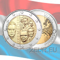 Luksemburg 2 eurot UNC 2015 – Nassau-Weilburgi maja 125. aastapäev
