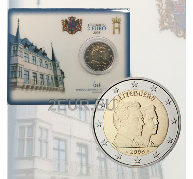 Luksemburg 2 eurot BU 2006 – Päriliku suurvürst Guillaume'i 25. sünniaastapäev
