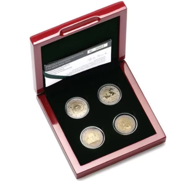 Luksemburg 2 eurot Proof 2024 - 2025 + EURO KOMPLEKT 2025