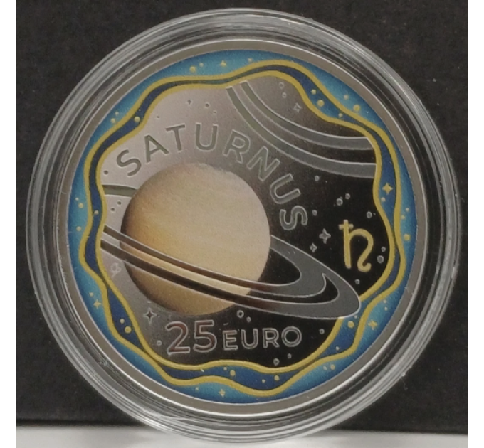 Luxembourg 25 euro silver Proof 2026 - The Solar System - Saturn