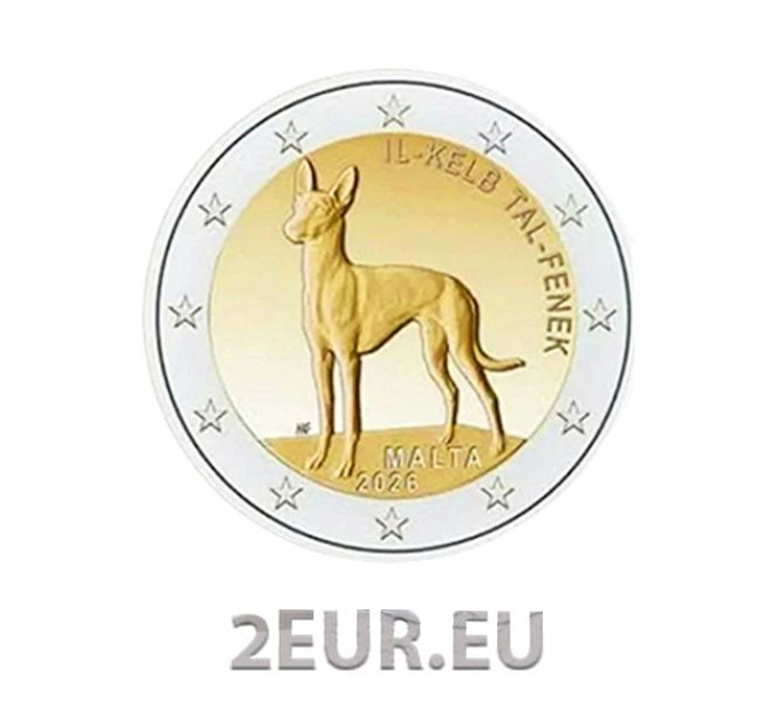 Malta 2 eurot 2026 UNC - Vaarao koer