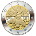Malta 2 eurot UNC 2024 – Malta mesilane