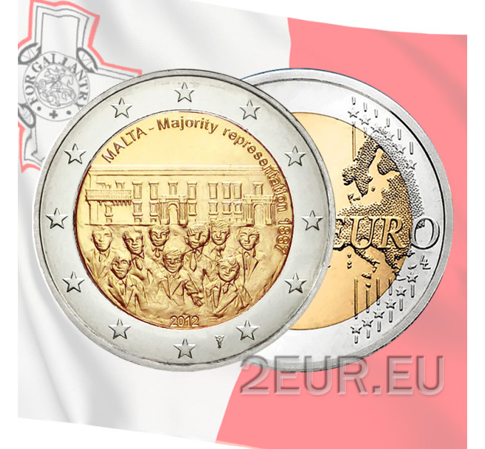 Malta 2 eurot UNC 2012 – Enamuse esindus 1887