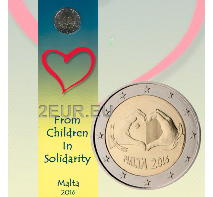 Malta 2 eurot BU 2016 – Solidaarsus läbi armastuse  