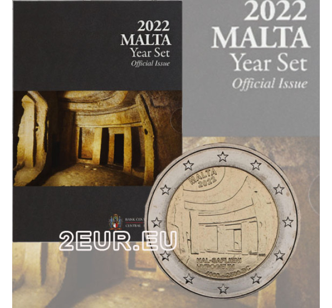 Malta 2 eurot BU 2022 – Hal Saflieni hüpogeum