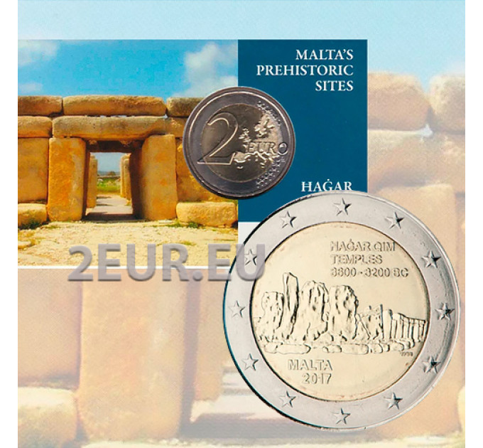 Malta 2 euro BU 2017 - Hagar Qim Tempels
