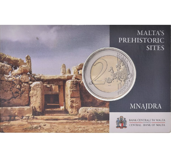 Malta 2 eurot BU 2018 - Mnajdra templid